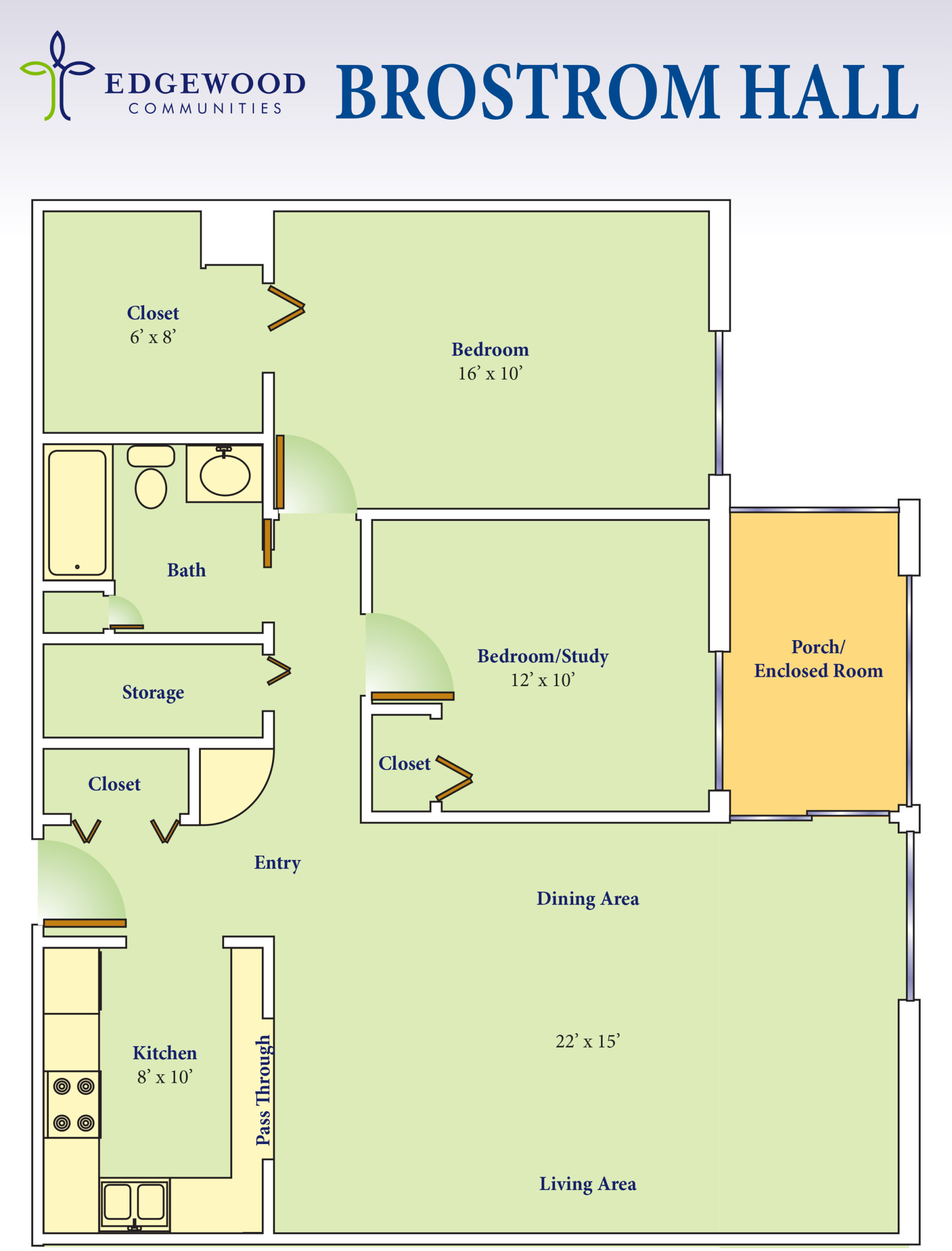 Brostrom floorplan