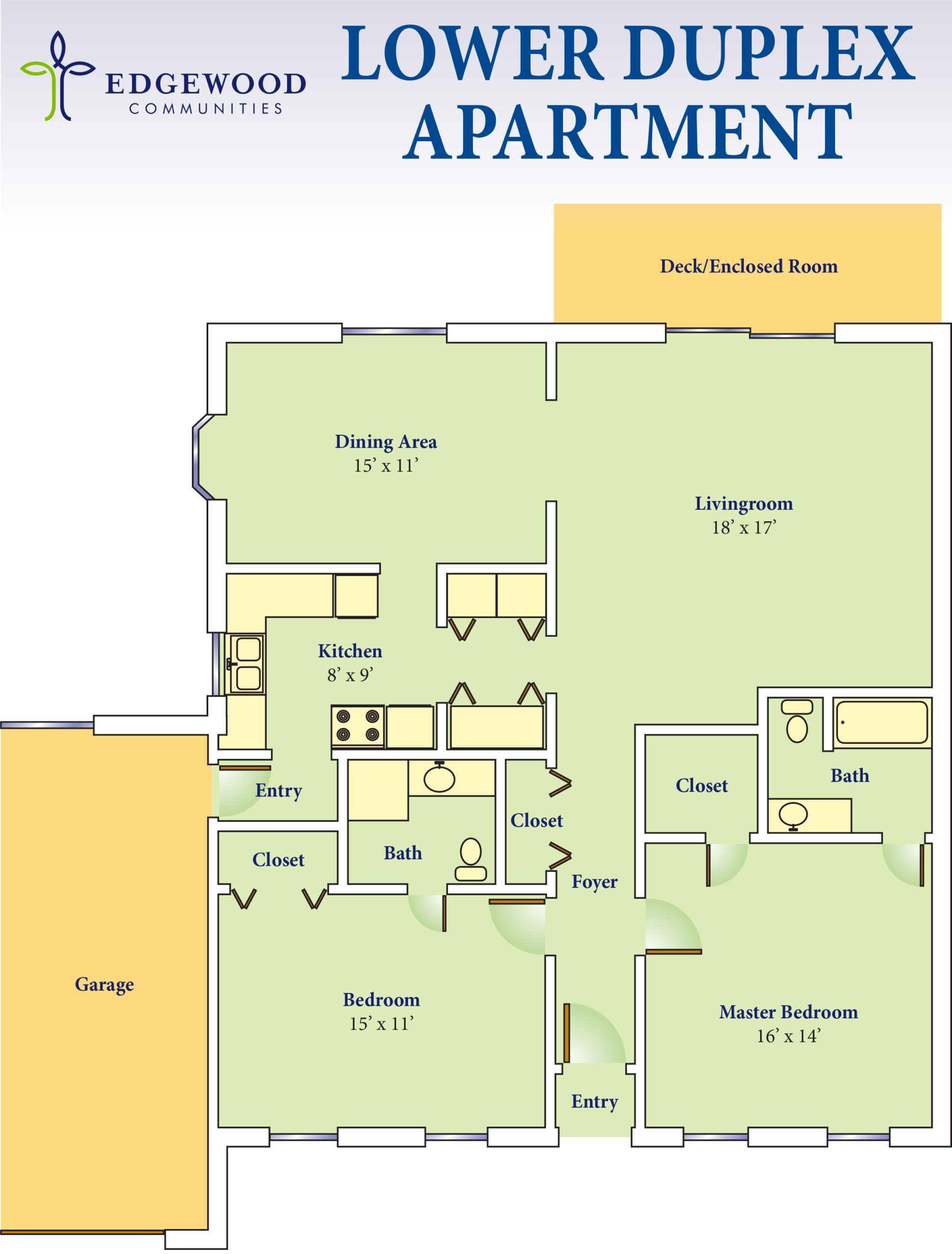 Lower Duplex Floorplan