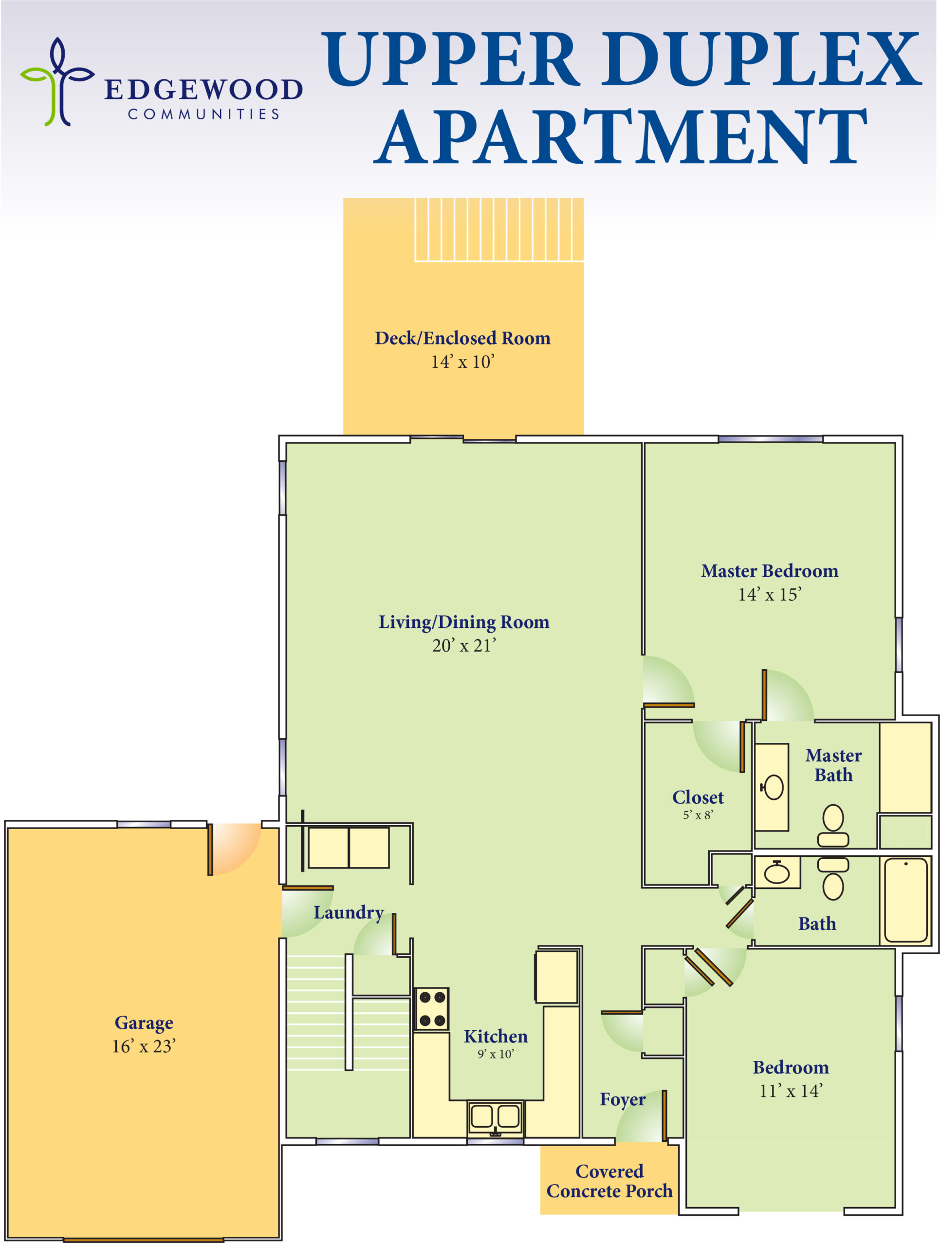 Upper Duplex Floorplan